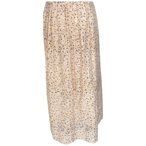 Mirth Krabi Crossover Cotton Silk Blend Dress in Champagne Size XS - Picture 15 of 16